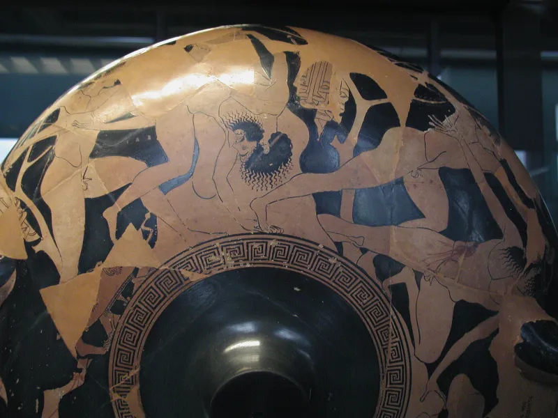 Theseus Skiron Prokroustes Louvre 