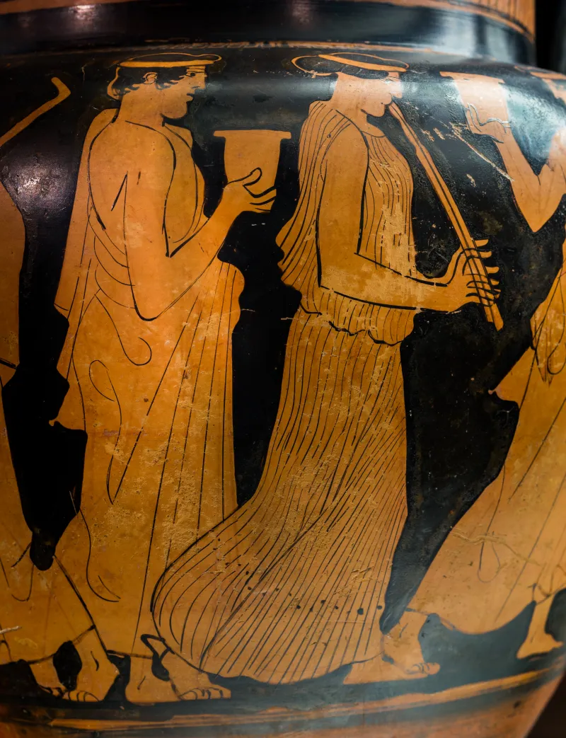 Florence Painter Arv 542 34 Komos - Woman And Youths 