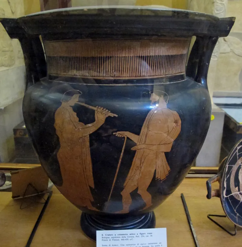 Pittore Di Firenze, Cratere Attico A Colonnette, Da Sepolcreto Della Certosa, 460-450 