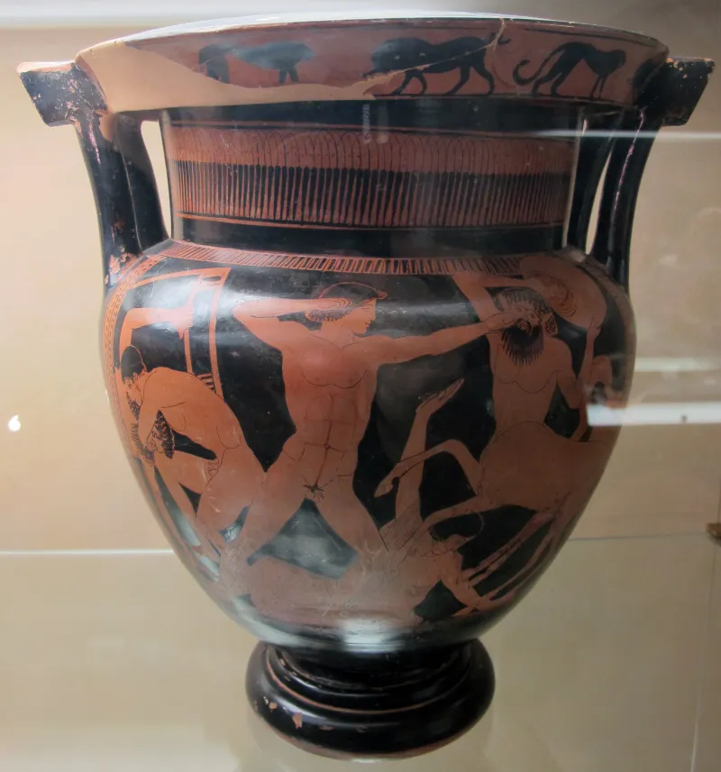 Pittore Di Firenze, Cratere Con Nozze Di Piritoo E Scena Di Komos, 460 Ac 