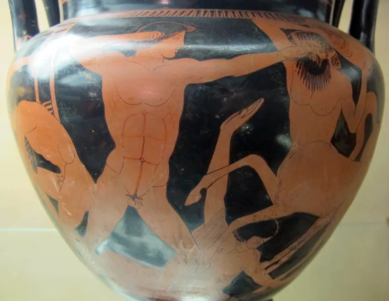Pittore Di Firenze, Cratere Con Nozze Di Piritoo E Scena Di Komos, 460 Ac 