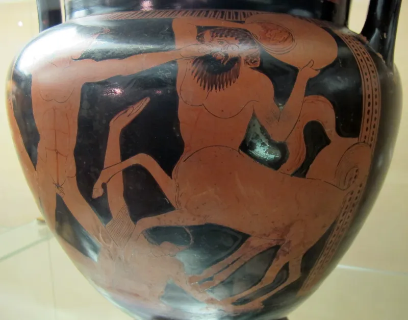 Pittore Di Firenze, Cratere Con Nozze Di Piritoo E Scena Di Komos, 460 Ac 