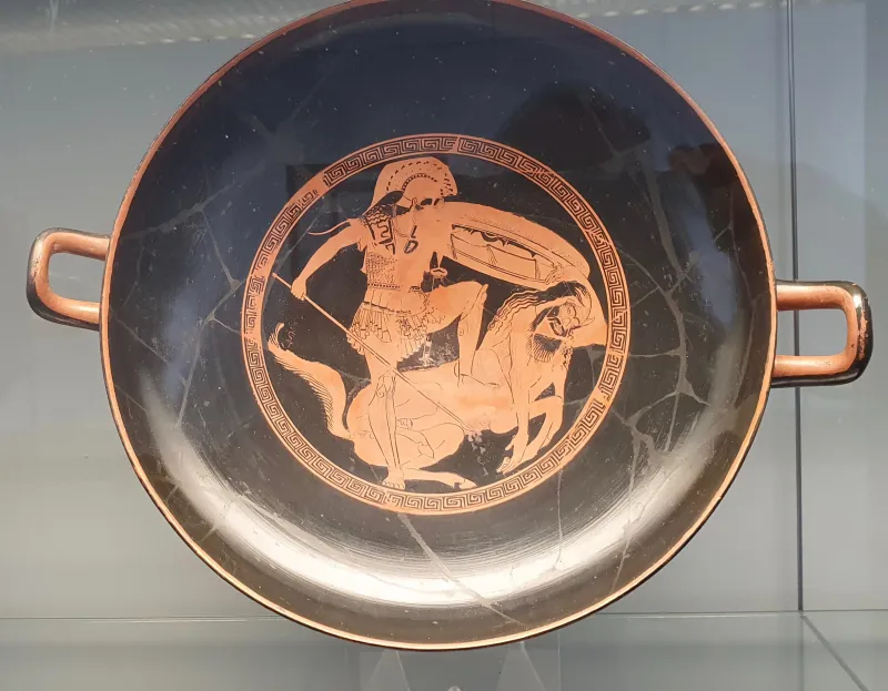 Centauromachy, Tondo Of An Attic Red-Figure Kylix, 
