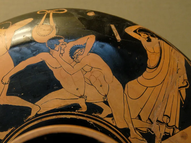 Foul Pankration At Kylix By The Foundry Painter Bm 