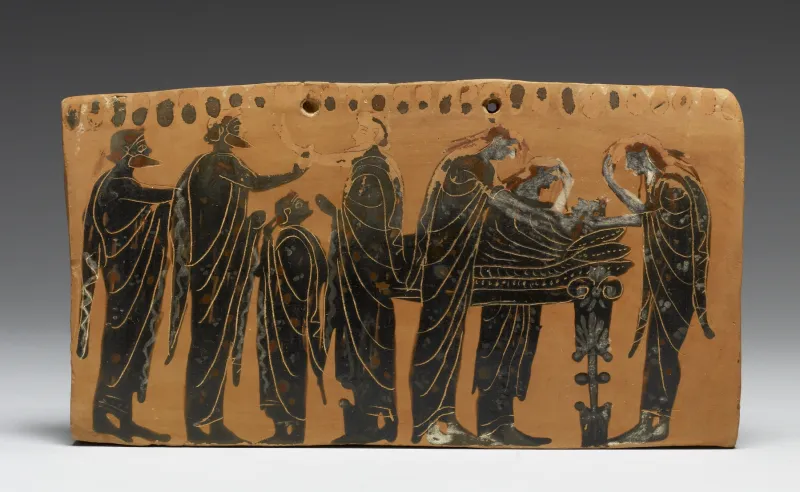 Gela Painter - Black-Figure "Pinax" (Plaque) - Walters 