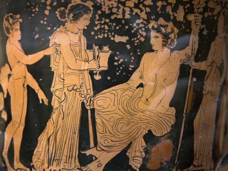 Krater, Red Figure, Giudice Painter, 420-410 Bc, Youthful Dionysos, Am Agrigento, 