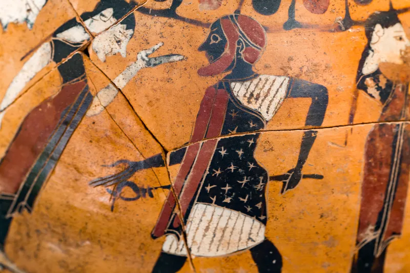 Goltyr Painter - Abv 103 116 - Hermes With Women And Man Between Sphinxes - Dancing Man Between Sphinxes And Cocks - Animal Frieze - Firenze Man 3774 - 