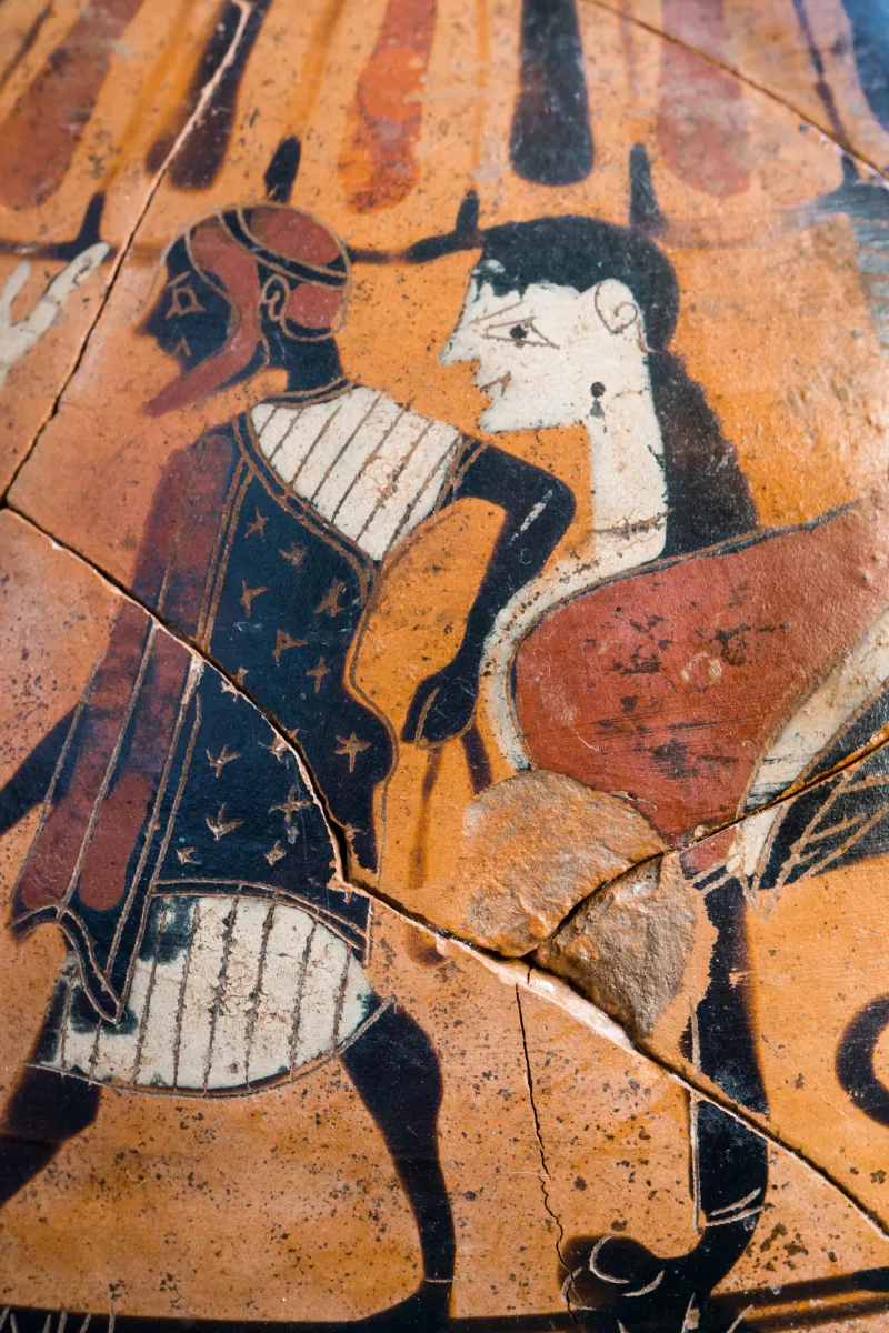Goltyr Painter - Abv 103 116 - Hermes With Women And Man Between Sphinxes - Dancing Man Between Sphinxes And Cocks - Animal Frieze - Firenze Man 3774 - 