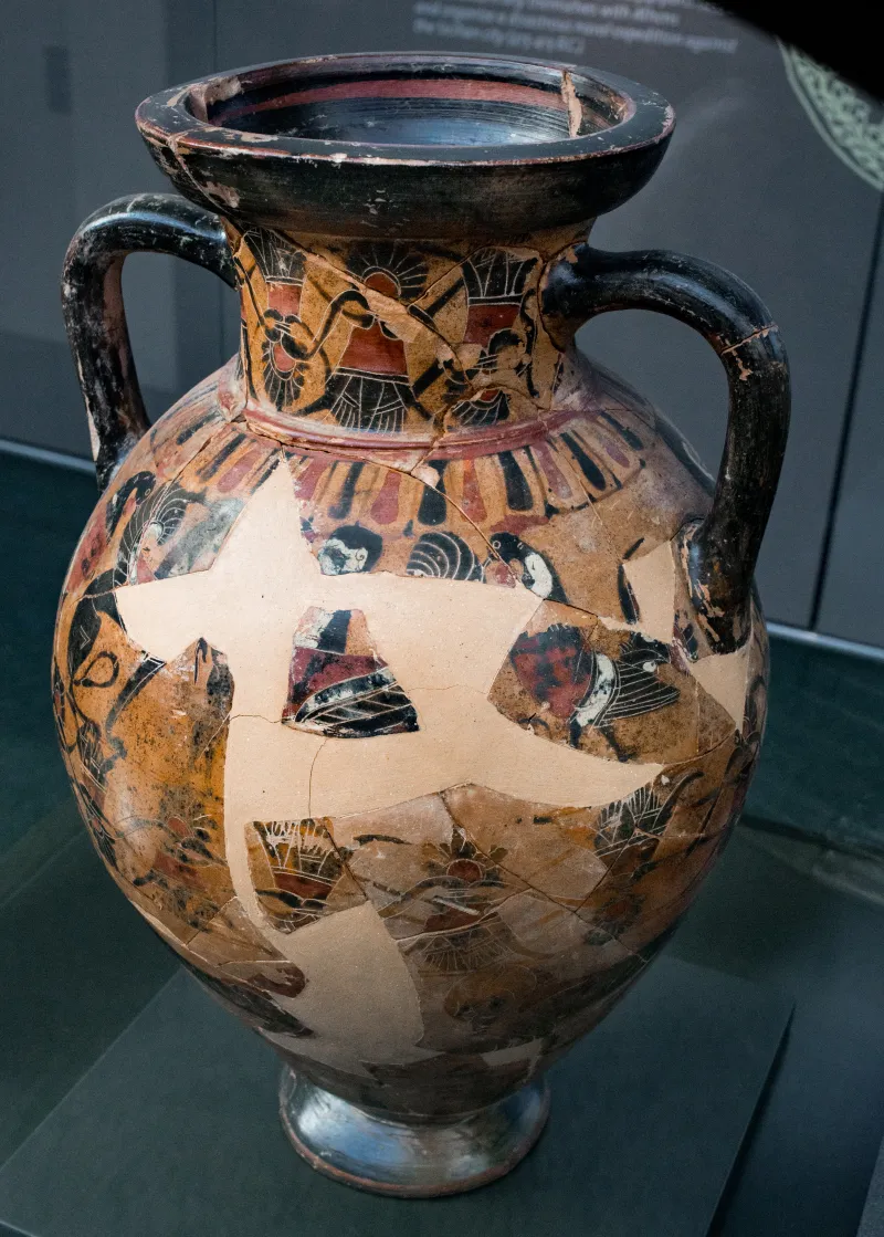 Goltyr Painter - Abv 103 116 - Hermes With Women And Man Between Sphinxes - Dancing Man Between Sphinxes And Cocks - Animal Frieze - Firenze Man 3774 - 