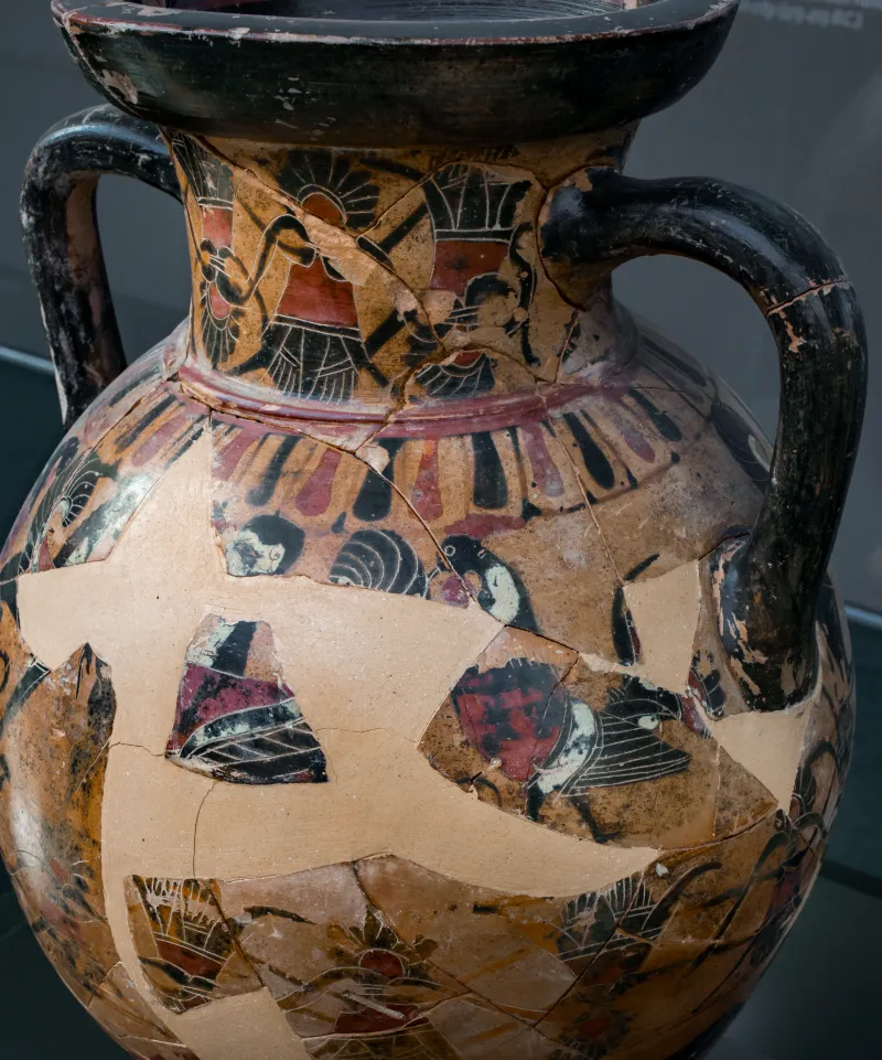 Goltyr Painter - Abv 103 116 - Hermes With Women And Man Between Sphinxes - Dancing Man Between Sphinxes And Cocks - Animal Frieze - Firenze Man 3774 - 