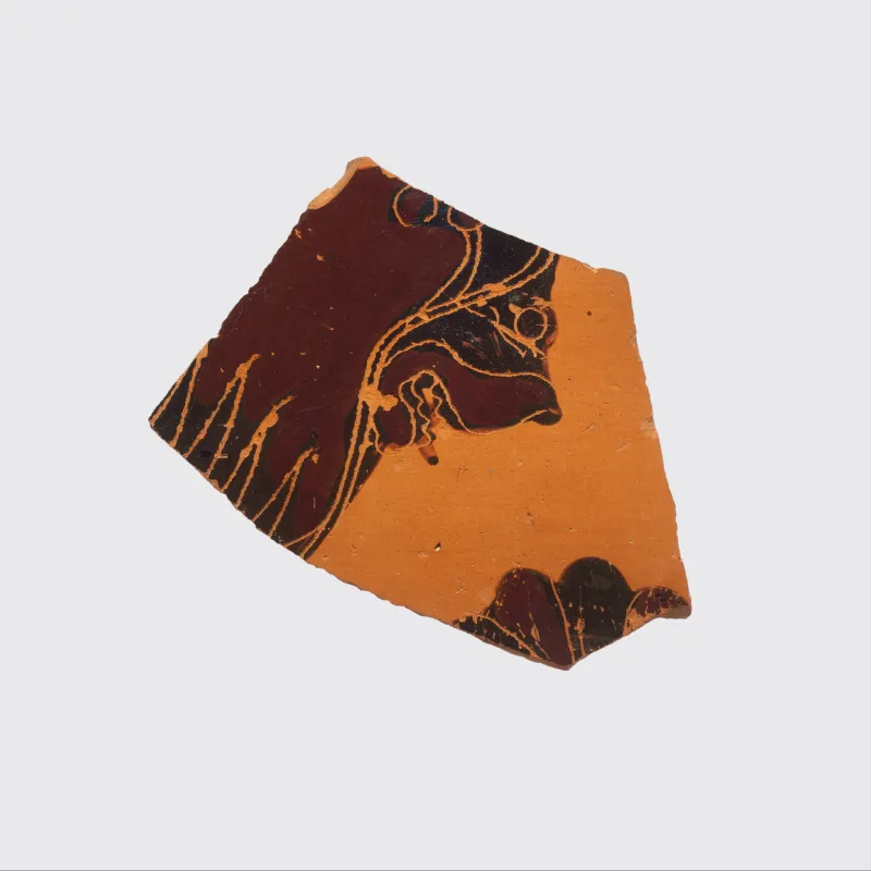 Fragment Of A Terracotta Oinochoe- Olpe (Jug) Met 