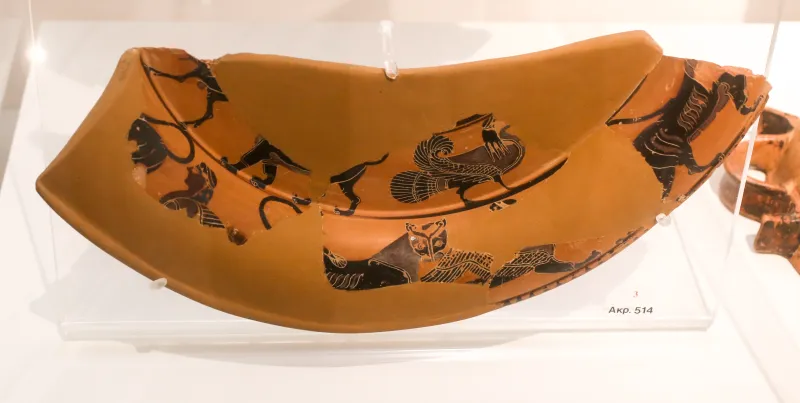 Gorgo Painter - Abv 10 21 - Two Animal Friezes - Athens Nm Akr 514 - 