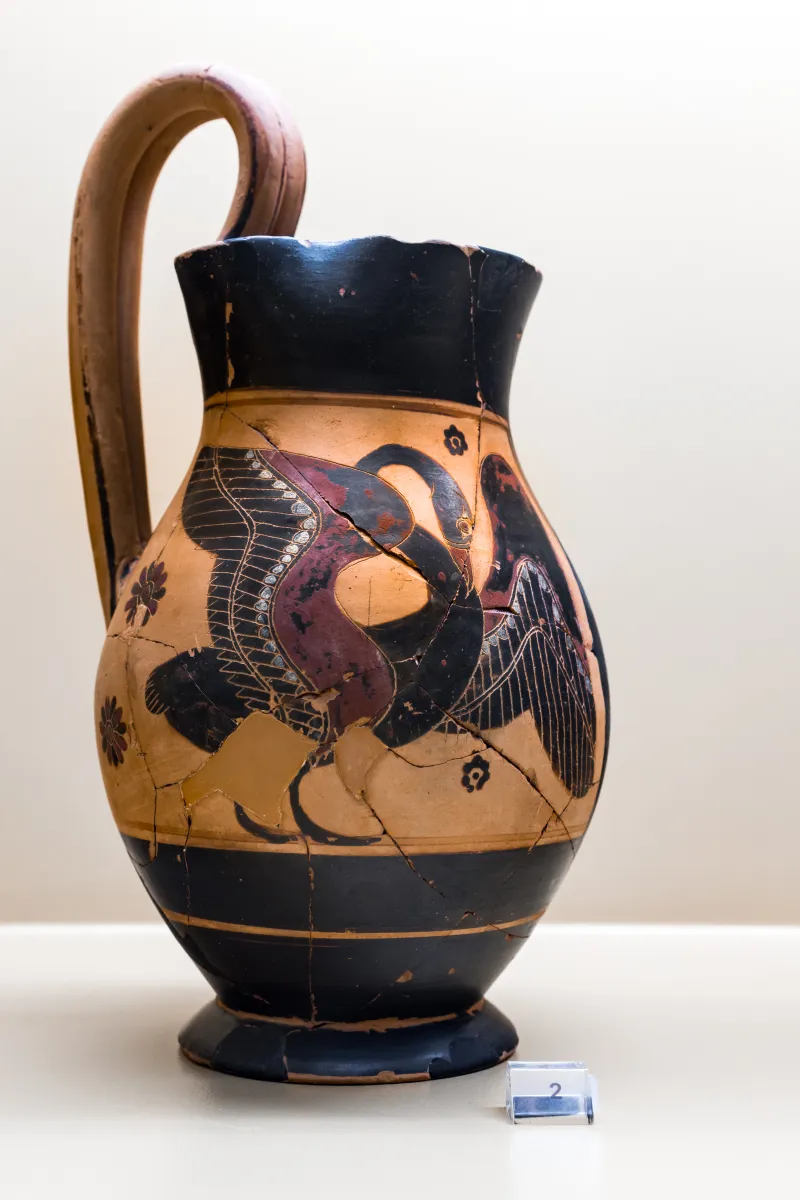 Manner Of The Gorgo Painter - Abv 10 5 - Swan - Athens Agora Museum P 15002 - 