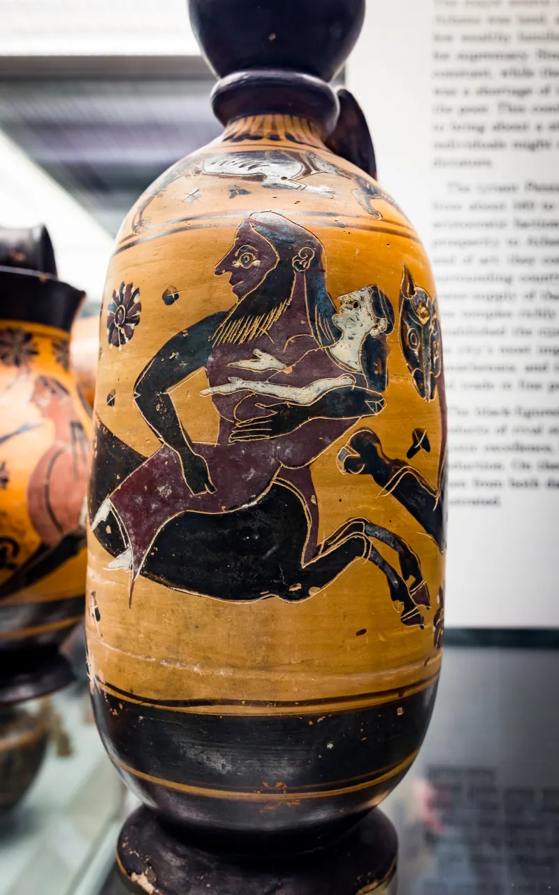 Manner Of The Gorgo Painter - Abv 11 20 - Herakles With Nessos And Deianeira - London Bm 1883-0104-1 - 