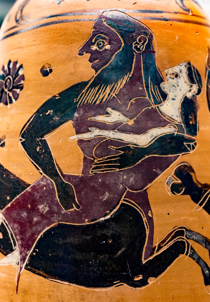 Manner Of The Gorgo Painter - Abv 11 20 - Herakles With Nessos And Deianeira - London Bm 1883-0104-1 - 