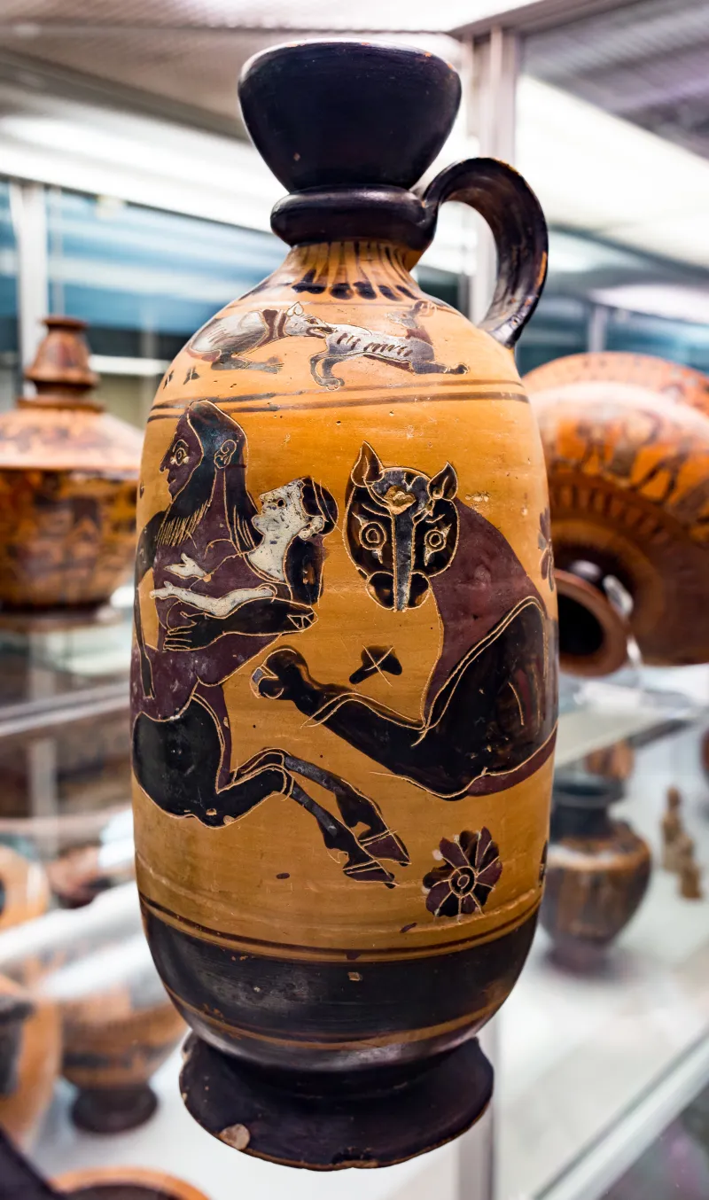 Manner Of The Gorgo Painter - Abv 11 20 - Herakles With Nessos And Deianeira - London Bm 1883-0104-1 - 