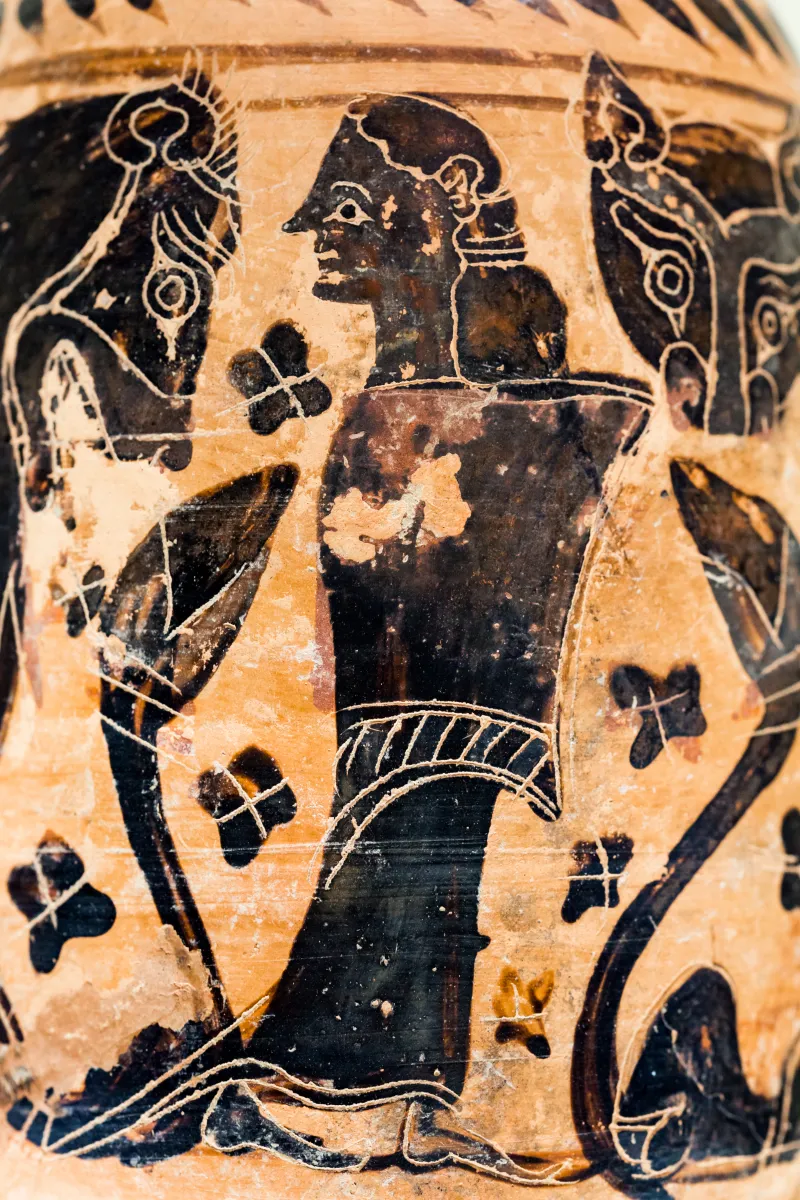 Manner Of The Gorgo Painter - Abv 11 21 - Woman Between Lion And Panther - Firenze Man 3740 - 