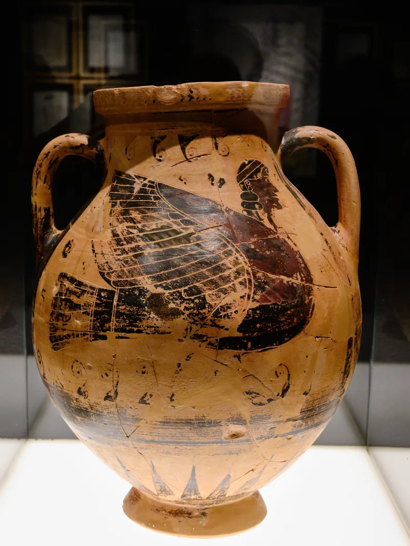 Siren, Black-Figure Amphora, Gorgon Painter, 630-575 B, Nama, 