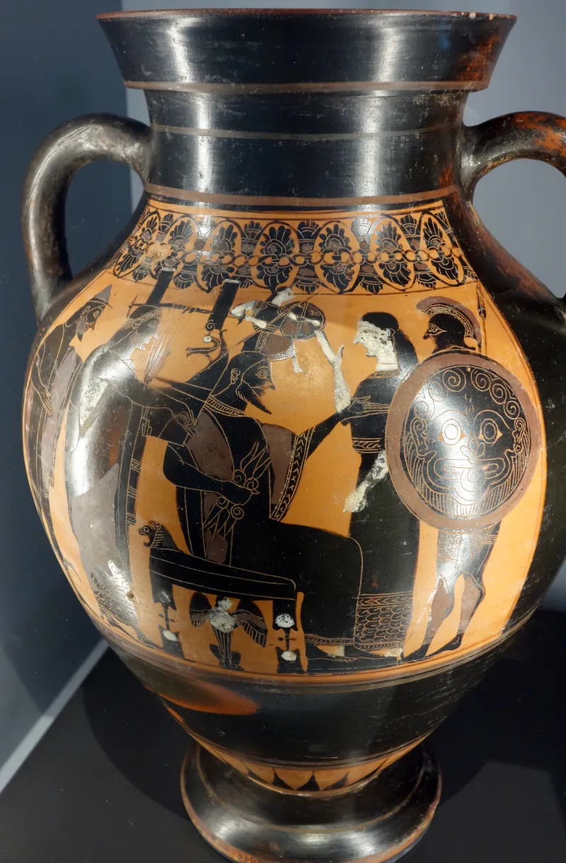 Black-Figure Amphora Birth Of Athena (Boston Mfa 