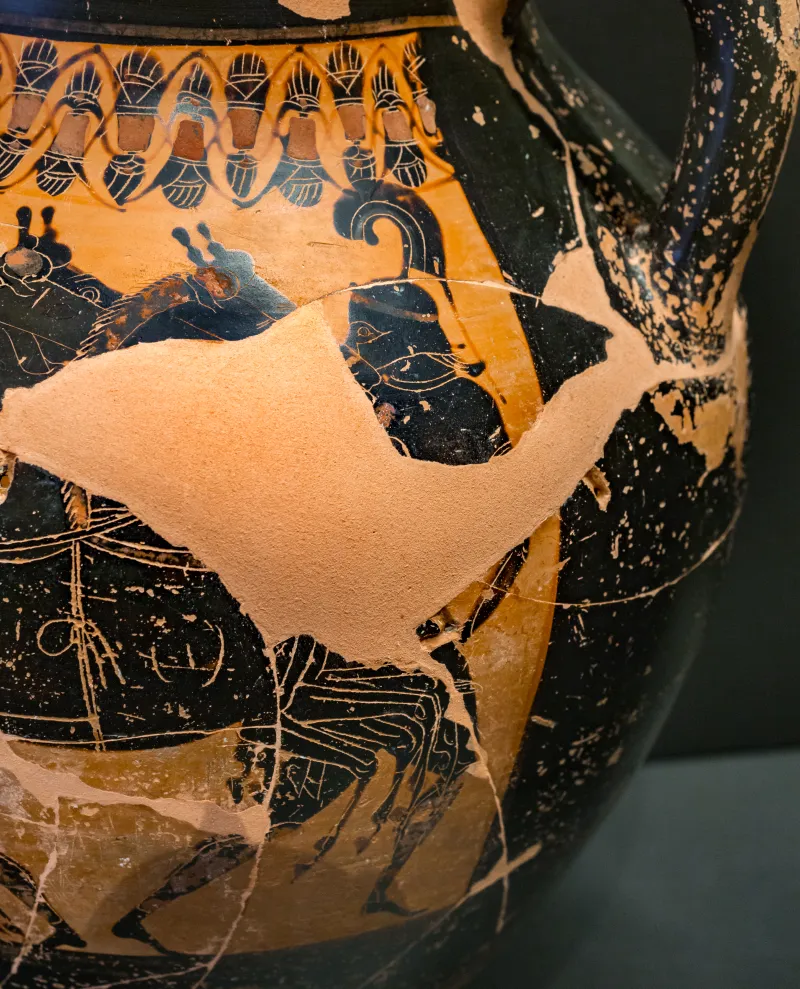 Group E - Abv 135 32- Fight With Chariot - Dionysos And Ariadne Between Satyrs - Chiusi Man 1806 - 
