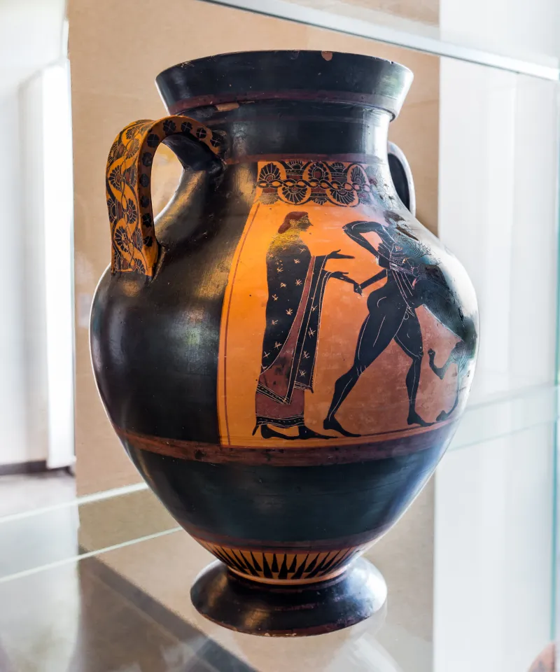 Group E - Abv 137 57 - Herakles And The Nemean Lion - Warrior Arming - Kassel As T-384 - 
