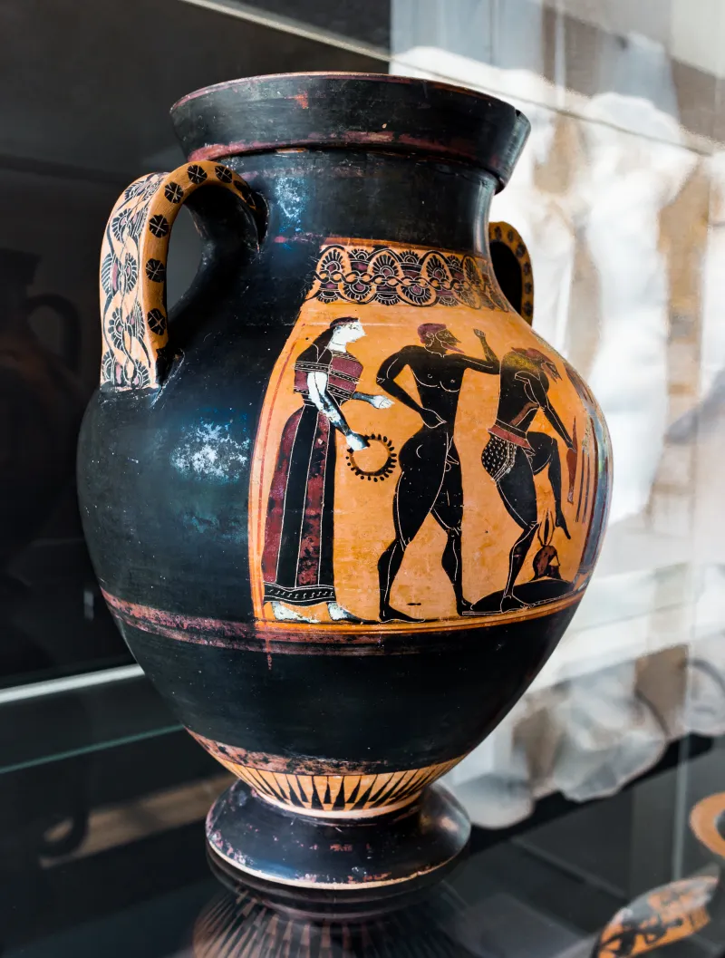 Group E - Abv 137 57 - Herakles And The Nemean Lion - Warrior Arming - Kassel As T-384 - 