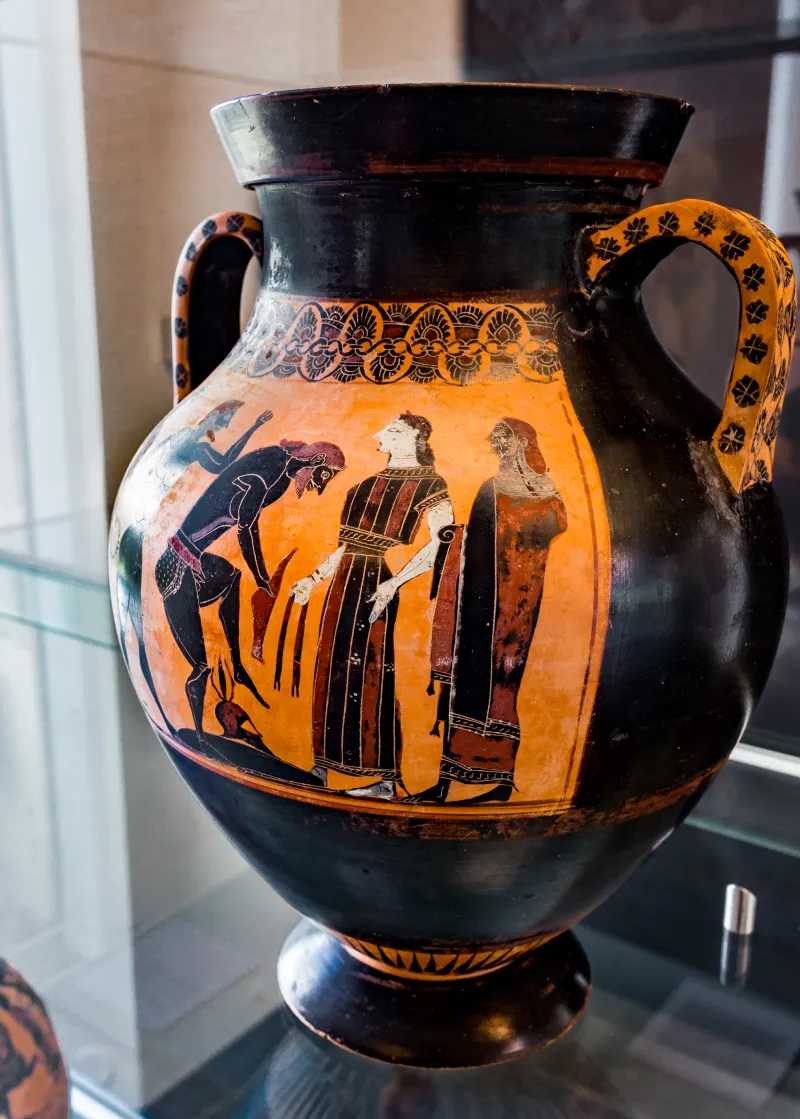 Group E - Abv 137 57 - Herakles And The Nemean Lion - Warrior Arming - Kassel As T-384 - 