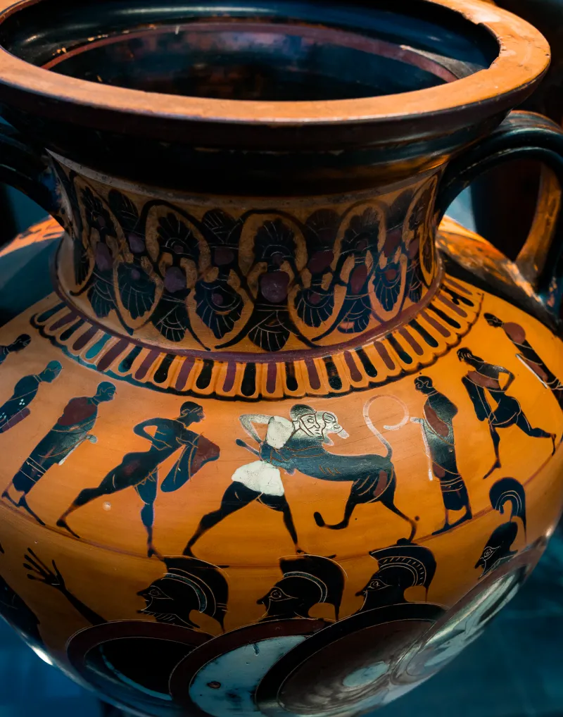 Group E - Abv 137 60 - Herakles And The Lion - Hoplitodromoi - Runners - München As 1471 - 