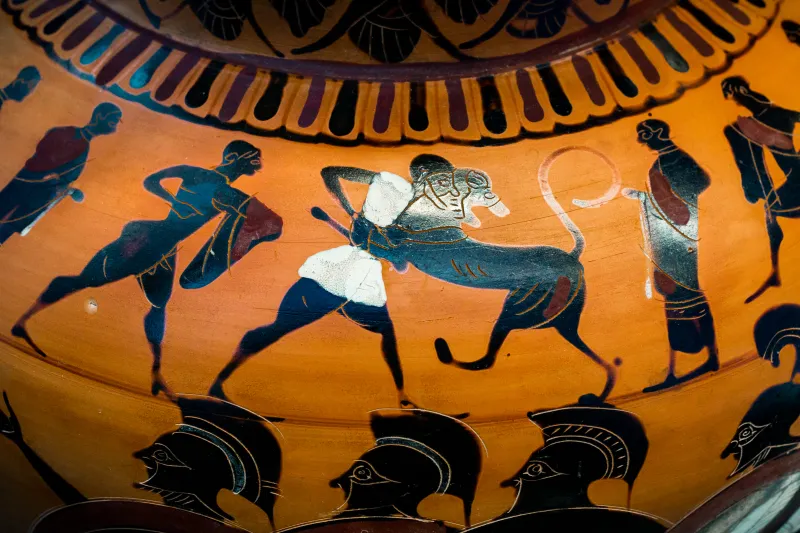 Group E - Abv 137 60 - Herakles And The Lion - Hoplitodromoi - Runners - München As 1471 - 