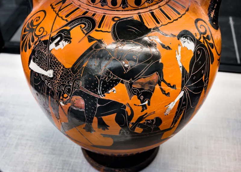 Near The Group Of Bologna 16 - Abv 286 Extra - Herakles And The Boar - Warriors Departing - München As 1561 - 