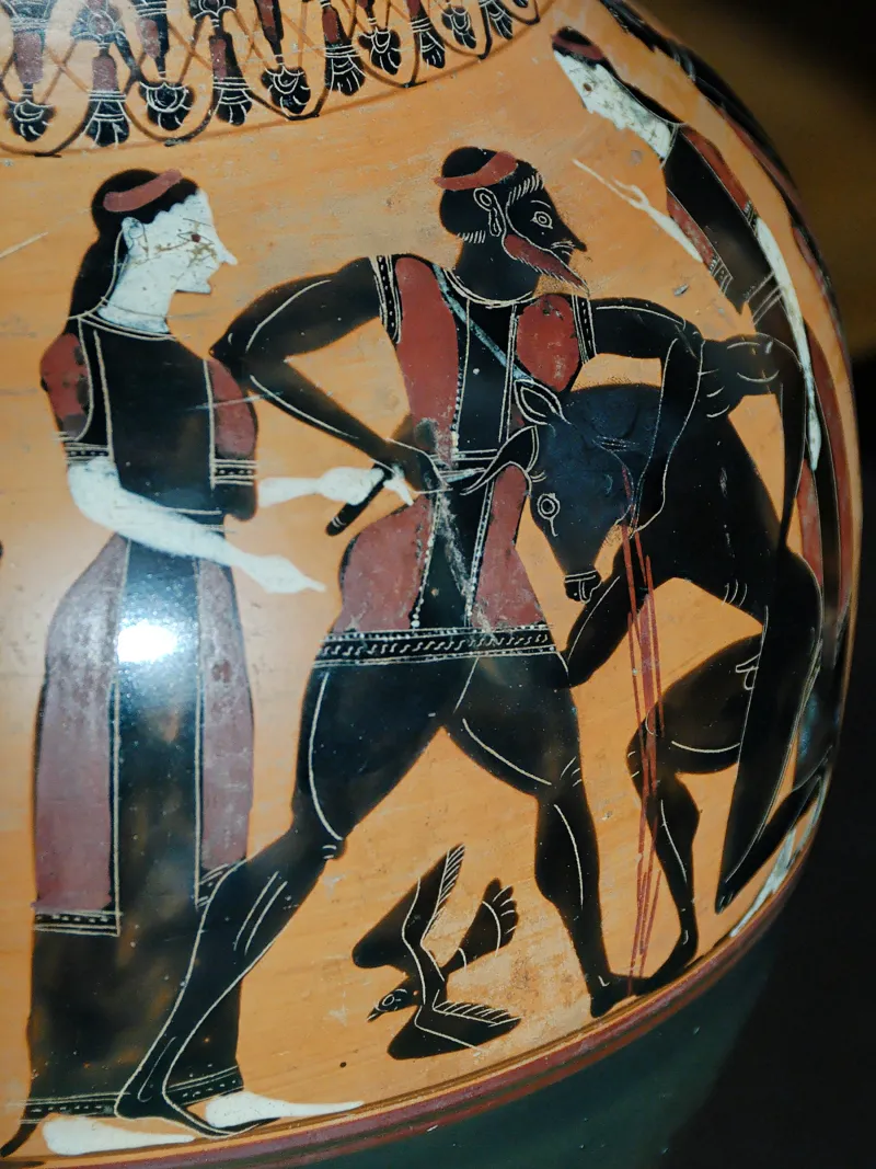 Theseus Minotaur Louvre F33 