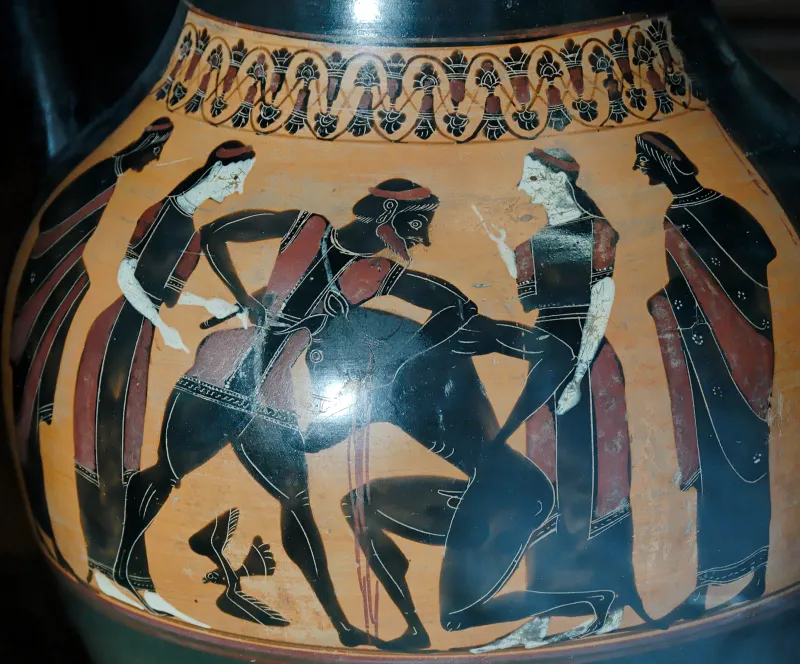 Theseus Minotaur Louvre 