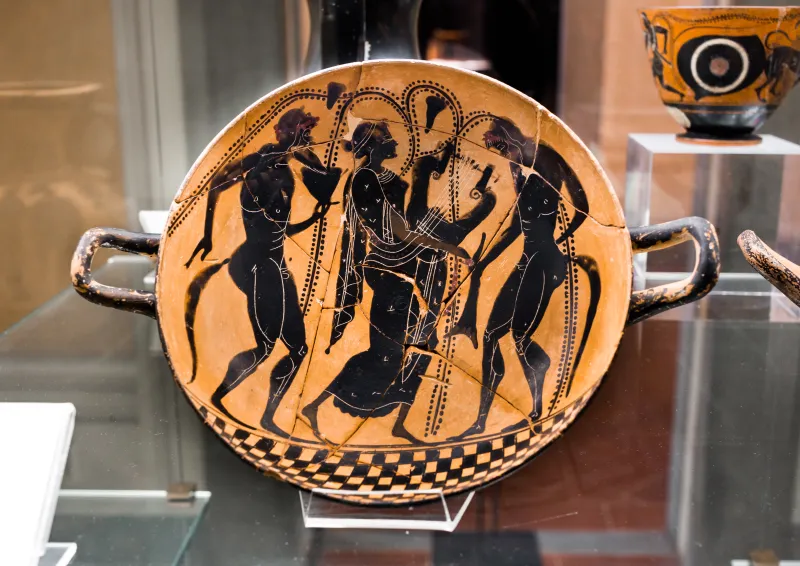 Segment Class Group Of London B 460 - Abv 213 15 - Maenad Between Satyrs - Firenze Man 76508 - 