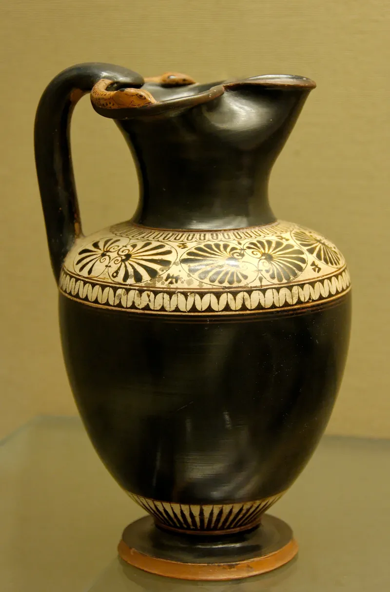 Black-Glaze Oinochoe Bm 