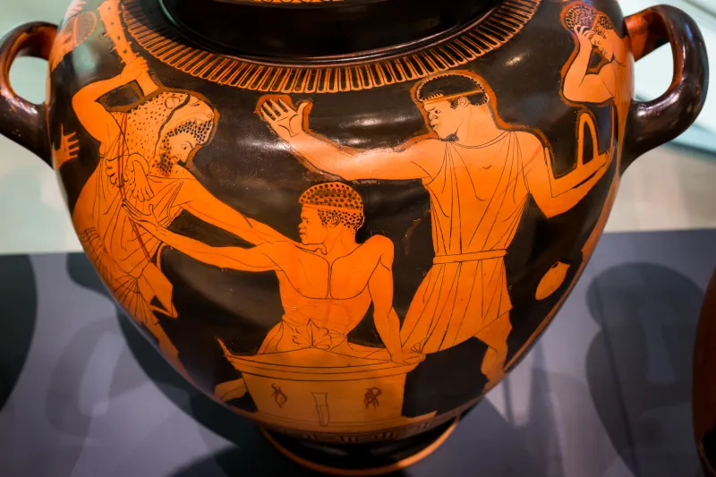 Near The Group Of London E 311 - Arv 216 - Herakles And Busiris - Oxford Am V 521 - 