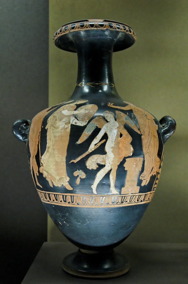 Maenads Eros Louvre 