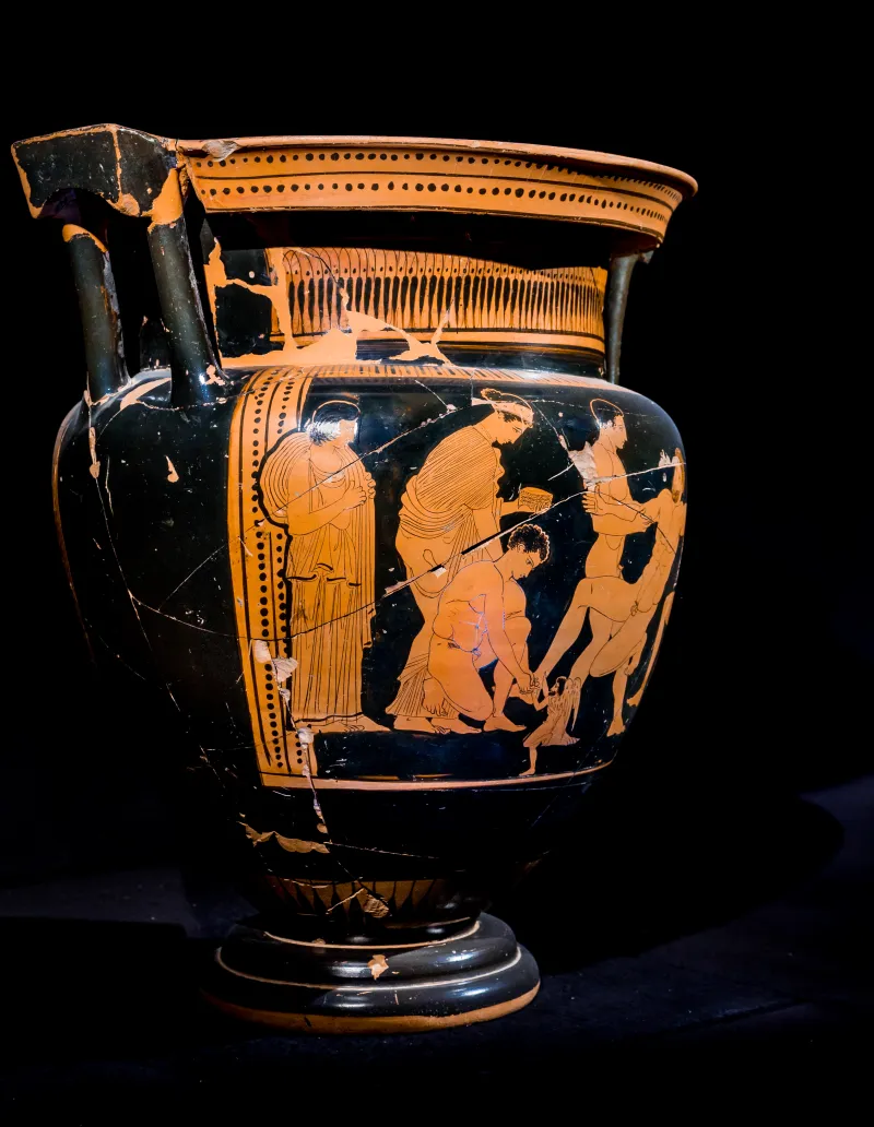 Comparable To The Group Of Polygnotos Arv Extra - Death Of Talos - Draped Youths 