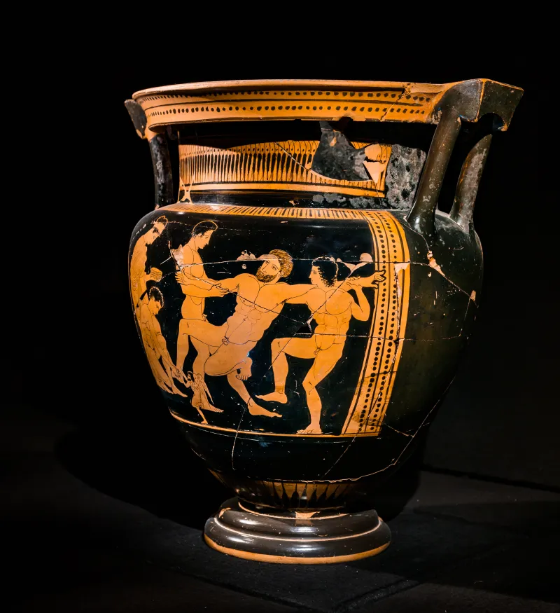Comparable To The Group Of Polygnotos Arv Extra - Death Of Talos - Draped Youths 