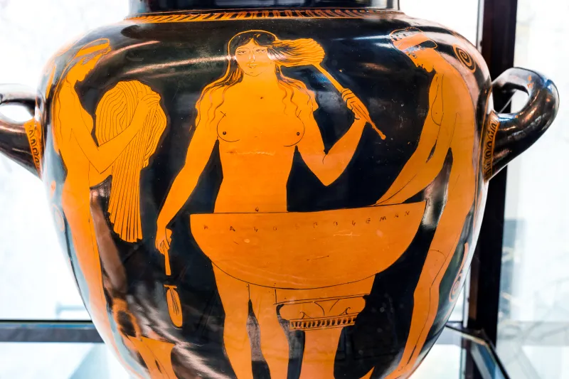 Group Of Polygnotos - Arv 1051 18 - Women Washing At Perirrhanterion - Draped Women - München As 2411 - 
