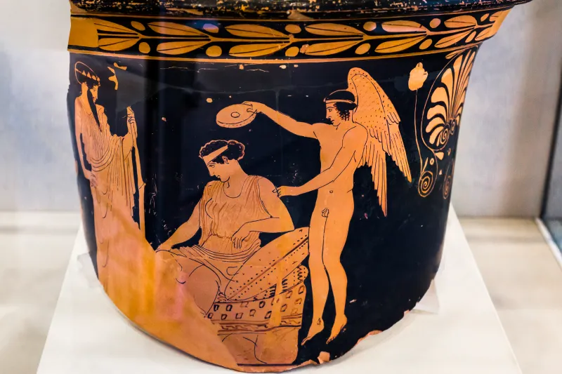 Group Of Polygnotos Arv 1057 97 Dionysos Coming To Ariadne On Naxos 