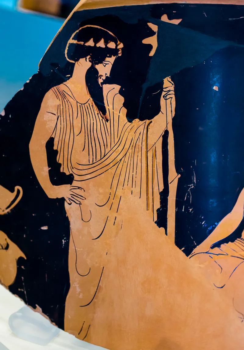 Group Of Polygnotos Arv 1057 97 Dionysos Coming To Ariadne On Naxos 
