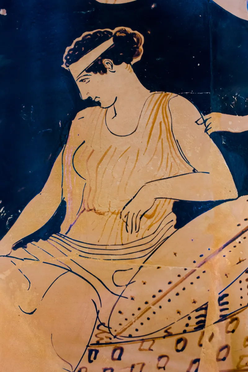 Group Of Polygnotos Arv 1057 97 Dionysos Coming To Ariadne On Naxos 
