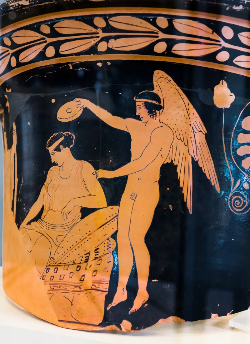 Group Of Polygnotos Arv 1057 97 Dionysos Coming To Ariadne On Naxos 