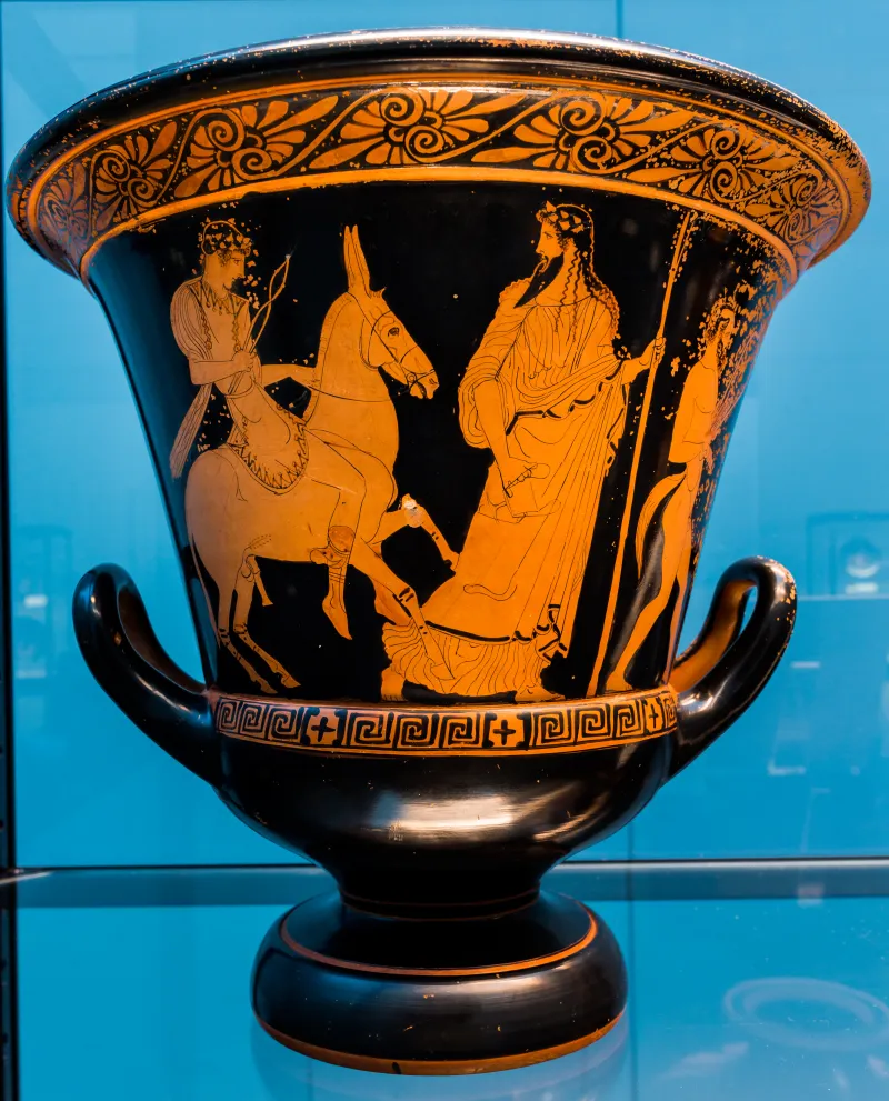 Group Of Polygnotos Arv 1057 98 Return Of Hephaistos - Three Maenads 