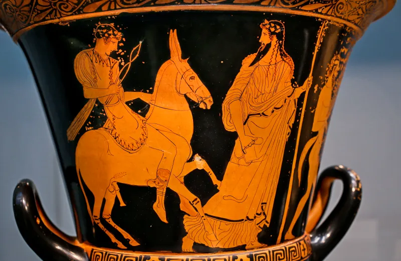 Group Of Polygnotos Arv 1057 98 Return Of Hephaistos - Three Maenads 