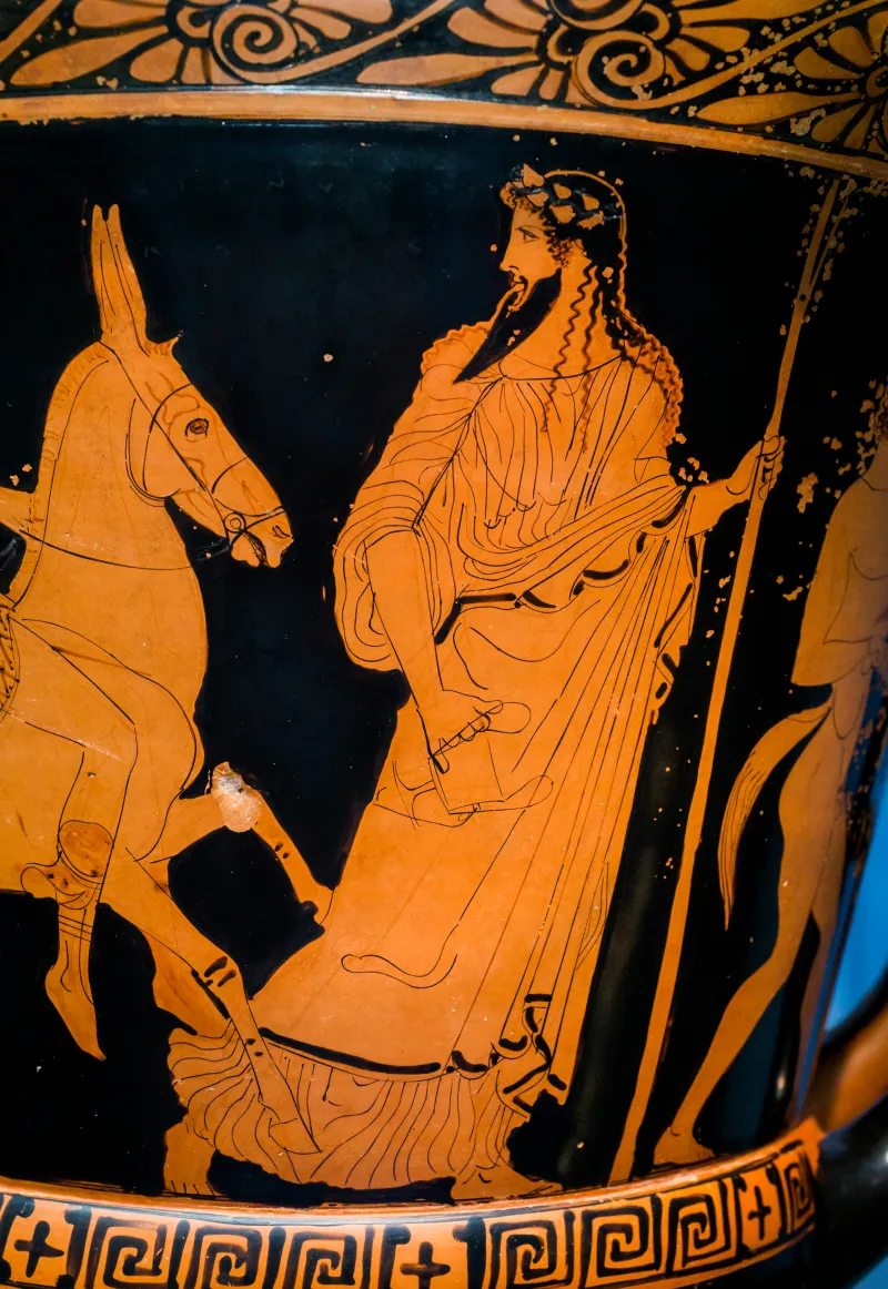 Group Of Polygnotos Arv 1057 98 Return Of Hephaistos - Three Maenads 