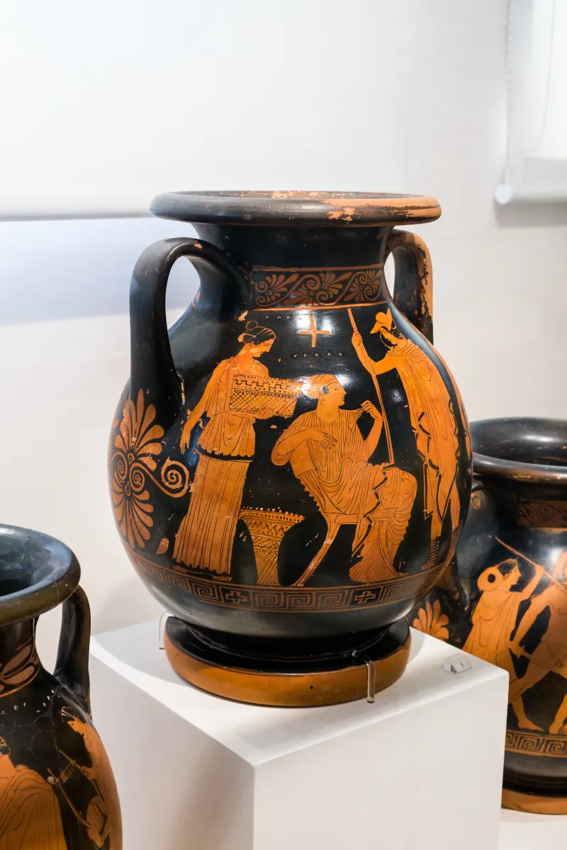Group Of Polygnotos - Arv 1059 133 - Women And Youth - Draped Youths - Athens Nam 1182 - 