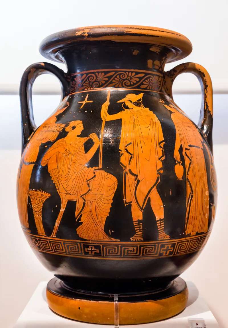 Group Of Polygnotos - Arv 1059 133 - Women And Youth - Draped Youths - Athens Nam 1182 - 