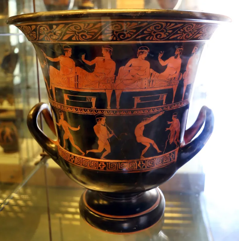 Gruppo Di Polignoto, Cratere Attico Con Scene Di Simposio E Di Komos (Orgia), 440-430 Ac 