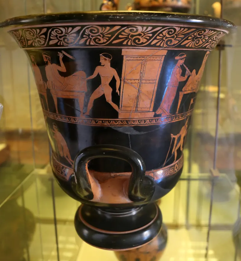 Gruppo Di Polignoto, Cratere Attico Con Scene Di Simposio E Di Komos (Orgia), 440-430 Ac 